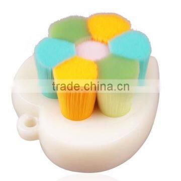 Hot newest type multicolor apple shape cleansing brush face clean tool