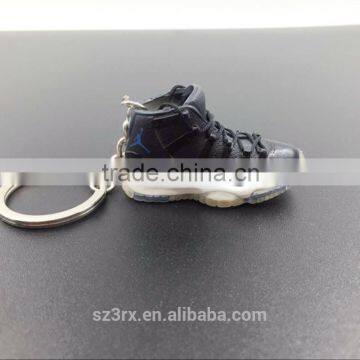 custom design AJ Jordan basketball shoes keychain/oem plastic pvc jordan keychain in china supplier/pvc jordan keychain for gift