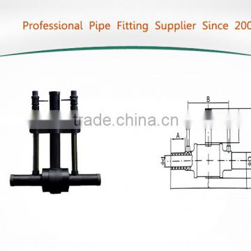 Two purge butt weld ball valve