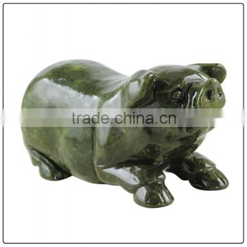 Auspicious Jade Feng Shui pig , pig statue