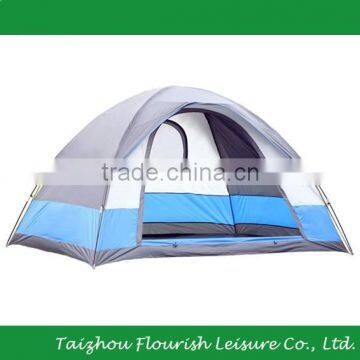 Water Resistant 5 Person 3-Season Lightweight Family Dome Tent for Camping with Carry Bag