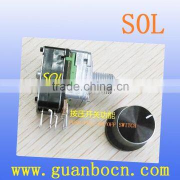 SOL-singlel unit potentio-24mm potentiometer rk14k1230a0x 1000k potentiometer rotary alpha Potentiometer b500k 9n1 potentiometer