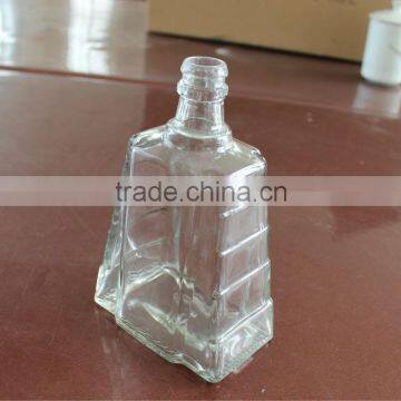 Moonshine glass bottle