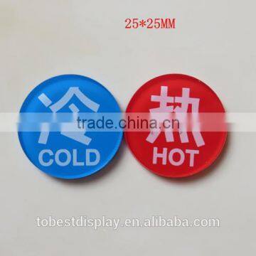 Wholesale Cusotm Silk Print White Acrylic Sign Holders Wall Mount Shenzhen Factory