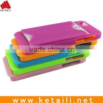for plastic iphone case with cardholder, Various colors