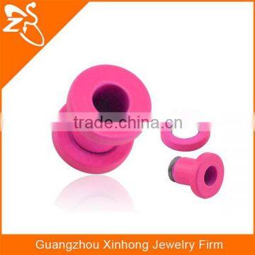 TP01168 pink baking varnish stainless steel ear jewelry for men