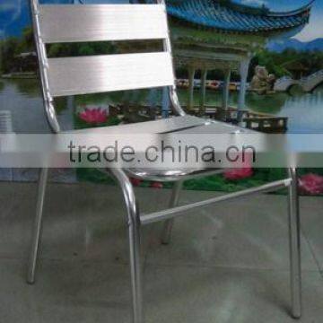 Restaurant Outdoor Dining Fast Food Aluminum Stackable Chair YC004