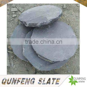 natural black flagstone stepping stone slate pieces