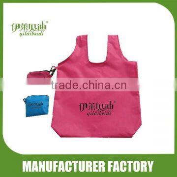 Polyester folding bag /Vest bag with dot