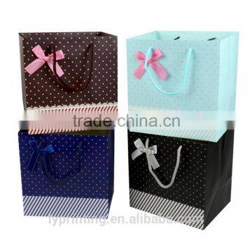 Cheap christmas carry bag gift paper bag printing