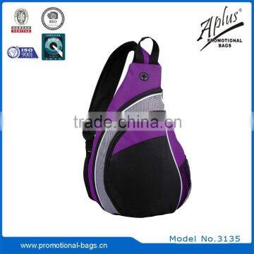 New design inner earphone pocket men sling bag