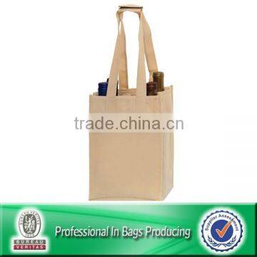 Custom Cheap Reusable Wine Bag Beer Carry Bag Bottle Bag