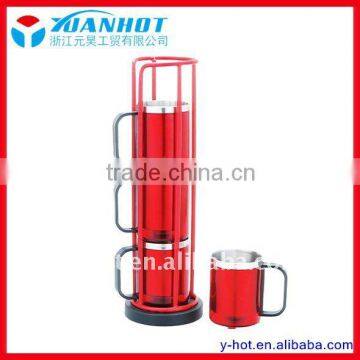 220ml stainless steel stackable coffee mug YH-130SA