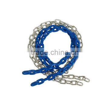 Forged steel PVC coated chain, galvanized metal chain