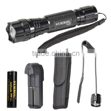 500 lumens rechargeable flashlight led torch flashlight series on sales!