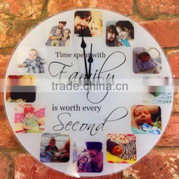 Custom Hot Sale Photo Acrylic Wall Clock photo-3