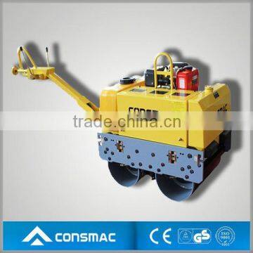 Quality manual double drum vibratory roller compactor for sale