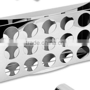 15 holes cup holder with stainless steel