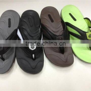 2015 wholesale footwear eva injection slippers for men