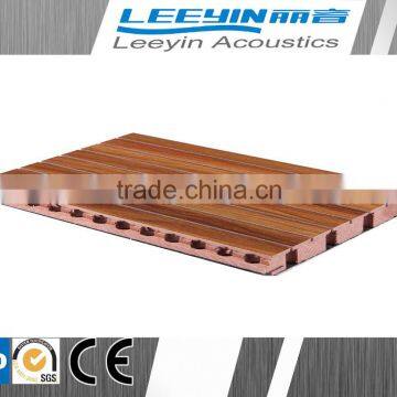 sound insulation wall board interior wood paneling for auditorium