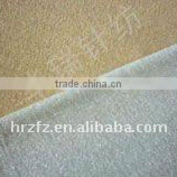 gold and silver silk rib fabric