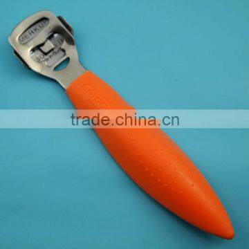 Colored plastic handle pedicure file