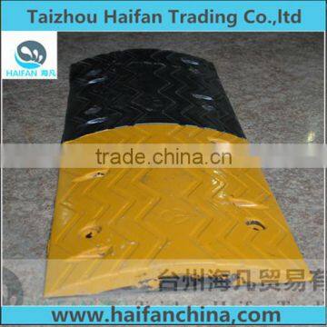 1000*380*50mm High quality traffic road speed hump for crossing/heavy strength rubber speed bump used on road for safety