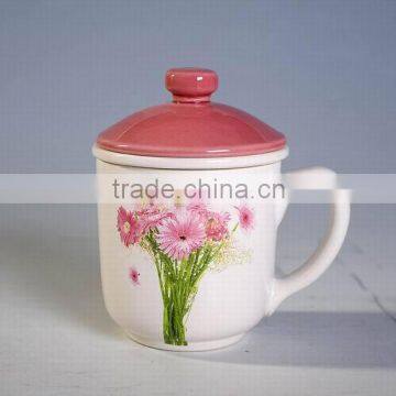 Cearmic Tea Mug with strainer