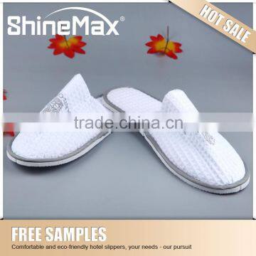 All Kinds of Bathroom/Spa Soft cleaning slippers with Cut Pile EVA Sole for Hotel Guest