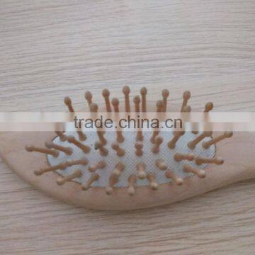 Chinatop 2016 One Leaf protable travel wooden hair brush