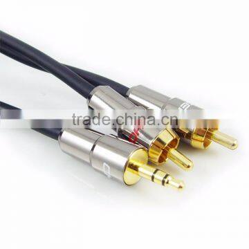 Choseal Q565A Gold Plated 3.5mm Male Stereo Plug to 2 RCA Audio Cable photo-3