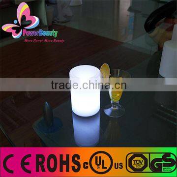 remote control rechatgeable waterproof led change color candle table lamp