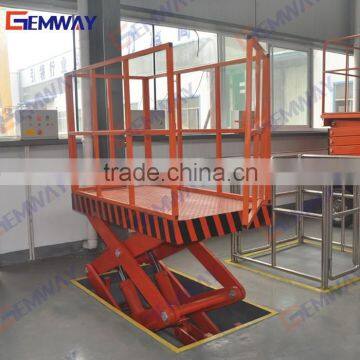 1 ton hydraulic loading dock scissor lift