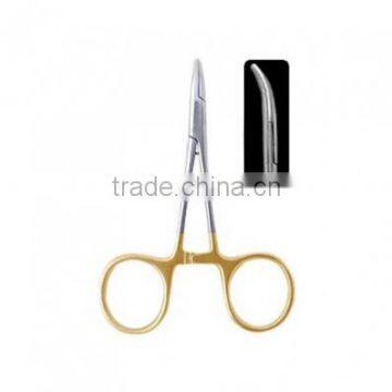 Stainless Steel Fishing Forcep Half Gold Coated Handle