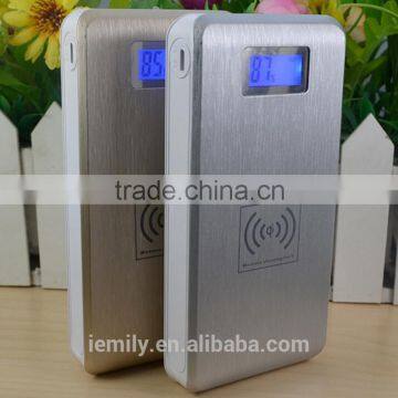 Qi Wireless Power Bank Charger 12000mah Real Capacity,LED and Digital Capacity Display,dual USB Output photo-5