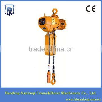 HHBB 1 ton chain electric hoist crane, capacity 1000kg, 10ft lift