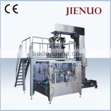 Premade pouch filling sealing machine for granule dates grain olive