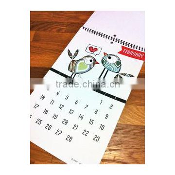 One page Table Calendar Wall Calender