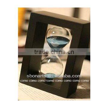 hourglass wooden frame