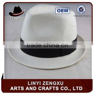 lifeguard black white beach fedora hat