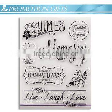 2016 New Zhejiang Promotion Carton Good Time Rubber Stamp