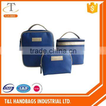 Hot selling cosmetic bag/case set custom make by factory directly