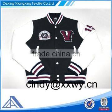 college varsity jacket with nickname