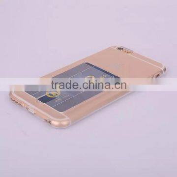 Newest Multicolor Anti-friction Soft TPU With Card Slot Slim Transparent Mobile Phone Case Back Cover for Apple IPhone 6 photo-5