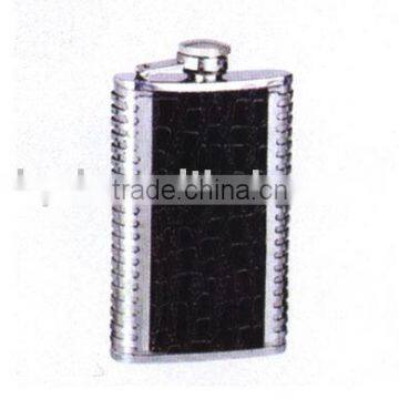 Long shape stainless steel hip flask