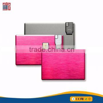 Fine workmanship credit card flash memory drive