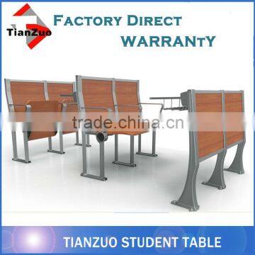 Student Shelf Attached School Desk And Chair