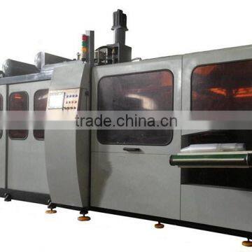 AUTOMATIC PLASTIC CUP TILT-MOLD THERMOFORMING MACHINE, PLASTIC CUP MAKING MACHINE, CUP MACHINE