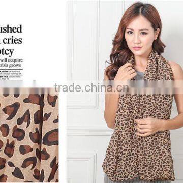 Leapord Scarf/2015 Chiffon Cheap Scarf/latest Fashion Scarf