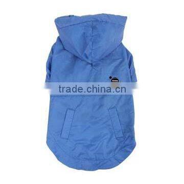 Best selling custom logo wind breaker dog raincoat royal blue clothes pets product12